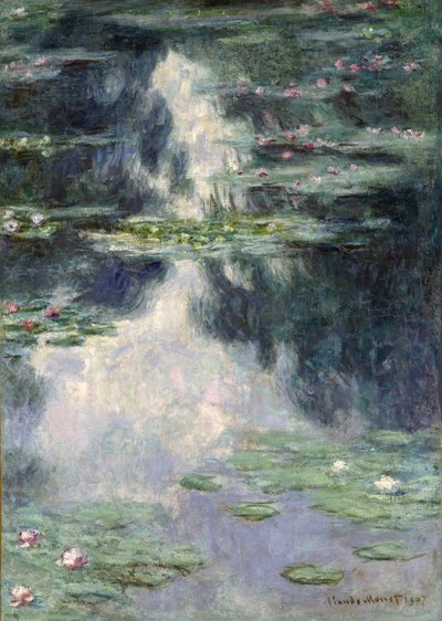 Tavirózsa tó, 1907 alkotó: Claude Monet
