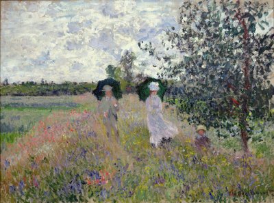 Sétány Argenteuil közelében alkotó: Claude Monet