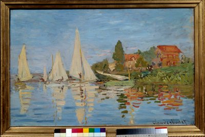 Regatta Argenteuilban alkotó: Claude Monet