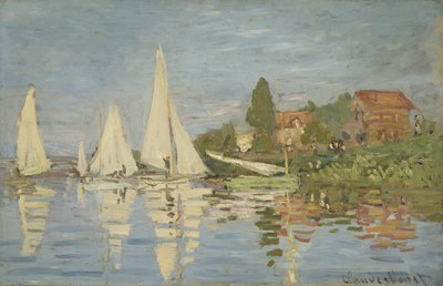 Regatták az Argenteuilben alkotó: Claude Monet