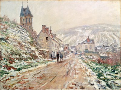 Út Vetheuilben télen, Claude Monet (1840-1926) alkotó: Claude Monet
