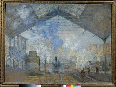 Saint Lazare train station alkotó: Claude Monet