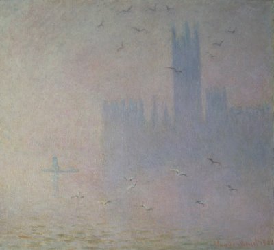 Sirályok a Parlament felett, 1904 alkotó: Claude Monet