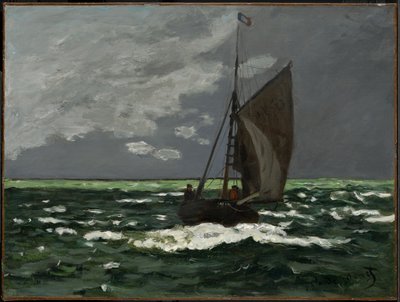 Tengeri tájkép, Vihar alkotó: Claude Monet