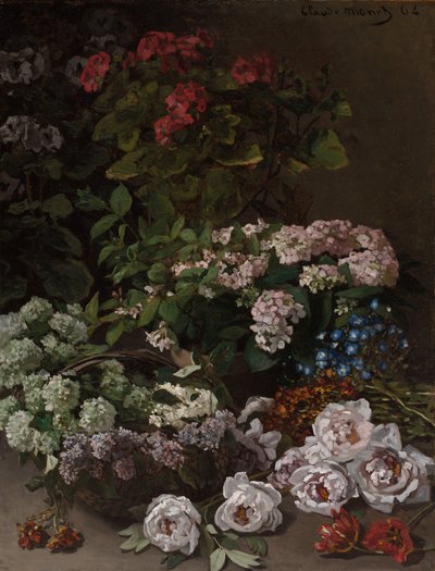Tavaszi virágok alkotó: Claude Monet