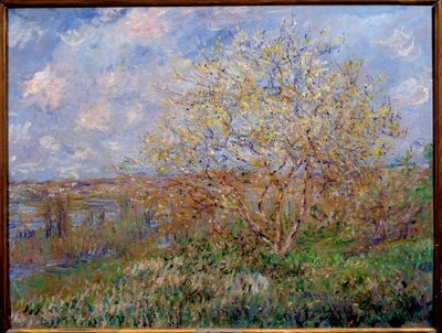 Claude Monet tavaszi festménye (1840-1926) 1882 Dim. 0,60 x 0,79 m Lyon, Musee des Beaux Arts alkotó: Claude Monet