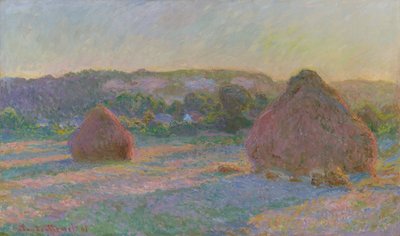 Búzahalom (nyár vége) alkotó: Claude Monet