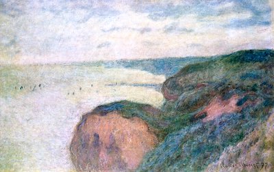 Meredek sziklák Dieppe közelében, 1897 alkotó: Claude Monet