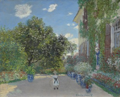 A művész háza Argenteuil-ban, 1873 alkotó: Claude Monet