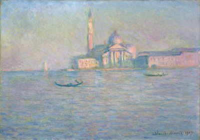 A San Giorgio Maggiore-templom, Velence, 1908 alkotó: Claude Monet