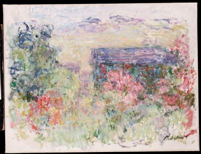 A ház a rózsákon keresztül, 1925-26 körül alkotó: Claude Monet