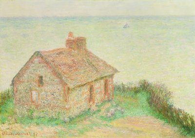 The House at Douanier, Pink Effect, 1897 alkotó: Claude Monet