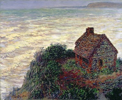 A Vámtiszt Háza, Varengeville, 1882 alkotó: Claude Monet