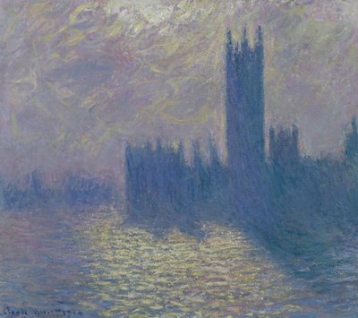 A Parlament házai, Viharos égbolt, 1904 alkotó: Claude Monet