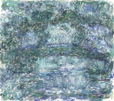 A japán híd; A japán híd, 1918-1924 körül alkotó: Claude Monet
