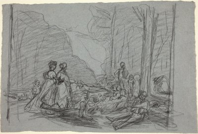 Az ebéd a füvön c. 1865. alkotó: Claude Monet