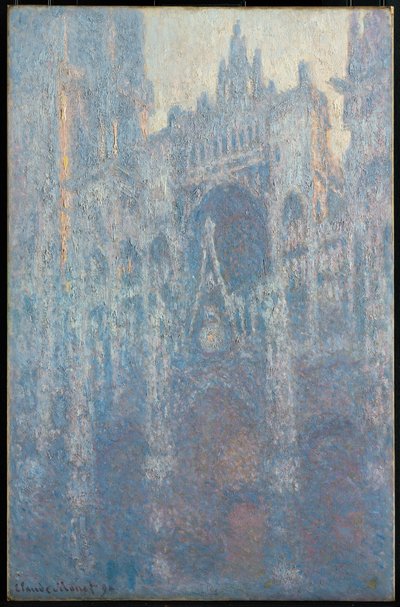 A Roueni székesegyház portálja reggeli fényben alkotó: Claude Monet