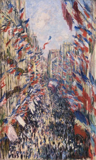 A Rue Montorgueil Párizsban alkotó: Claude Monet