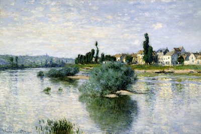 A Szajna Lavacourt-nál alkotó: Claude Monet