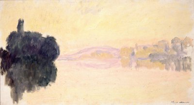 A Szajna Port-Villezben, 1894. alkotó: Claude Monet