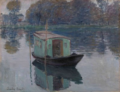 A stúdióhajó, 1874 alkotó: Claude Monet