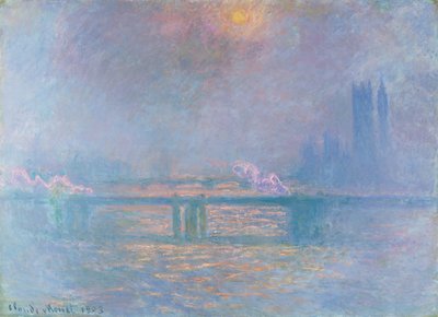 A Temze a Charing Cross híddal alkotó: Claude Monet