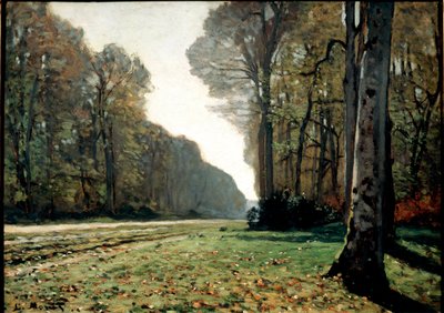 Chailly járdája (Fontainebleau), 1865 körül (olaj, vászon) alkotó: Claude Monet