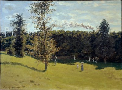 Vonat a vidéken, 1870 körül (olaj, vászon) alkotó: Claude Monet