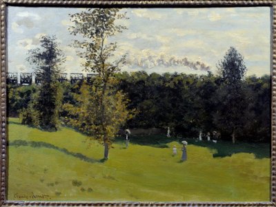 Vonat a vidéken Claude Monet festménye (1840-1926) 1870 V. 0,5x0,65 m Párizs, Musee d