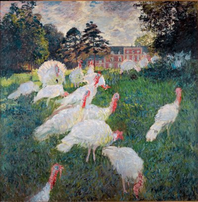 Pulykák alkotó: Claude Monet