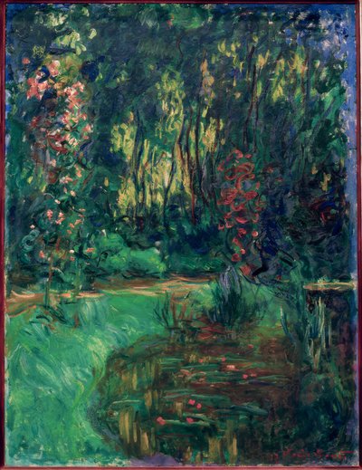 A Giverny-tó egyik sarka alkotó: Claude Monet