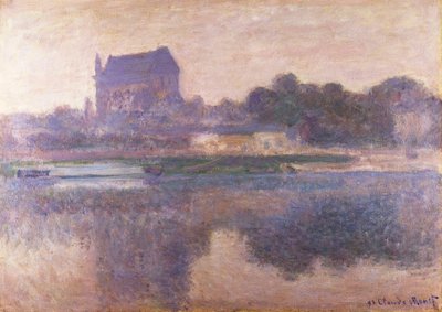 Vernon templom Fogban, 1893 alkotó: Claude Monet