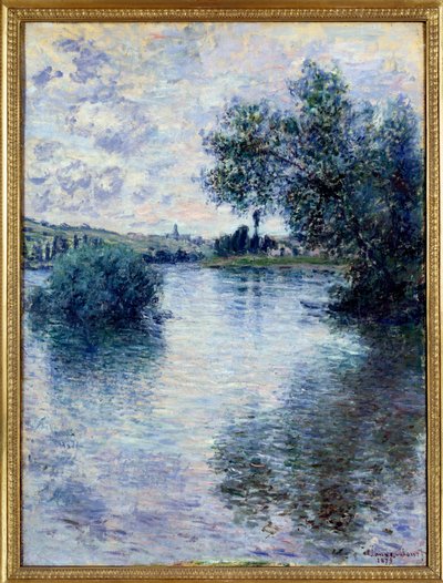 Claude Monet (1840-1926) Vetheuil festménye 1879 V. 0,8x0,6 m Rouen, musee des Beaux Arts alkotó: Claude Monet