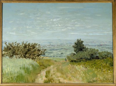 Kilátás a síkságról Argenteuilra, Sannois lejtőire 1872-ben. Claude Monet festménye (1840-1926) alkotó: Claude Monet