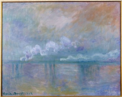 Kilátás a Charing kereszthídra Londonban alkotó: Claude Monet