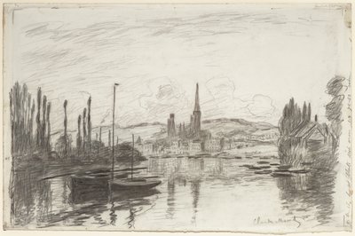 Rouen látképe alkotó: Claude Monet