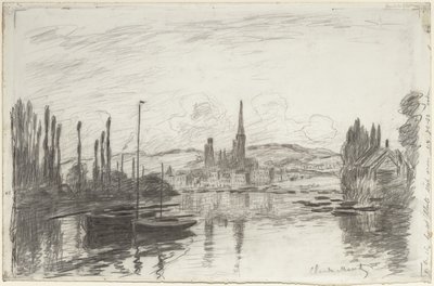 Rouen látképe, 1883 alkotó: Claude Monet