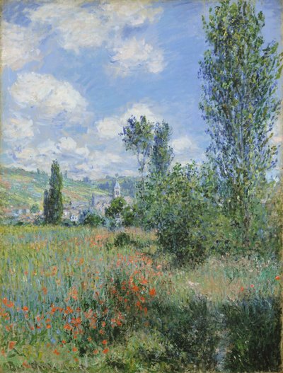 Vétheuil kilátása alkotó: Claude Monet