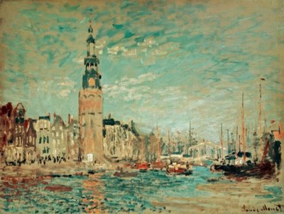 Kilátás a Montalban-toronyból, Amszterdam alkotó: Claude Monet