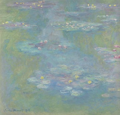 Vízililiom; Nympheas, 1908 alkotó: Claude Monet