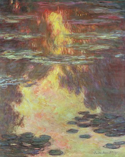 Tavirózsa, 1907 alkotó: Claude Monet