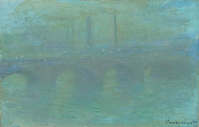 Waterloo Bridge, London, alkonyatkor alkotó: Claude Monet