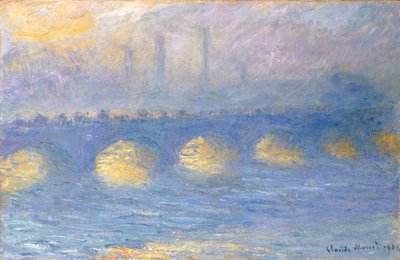 Waterloo híd, felhős, 1904 alkotó: Claude Monet