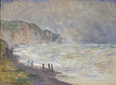 Nehéz tenger Pourville-nél alkotó: Claude Monet