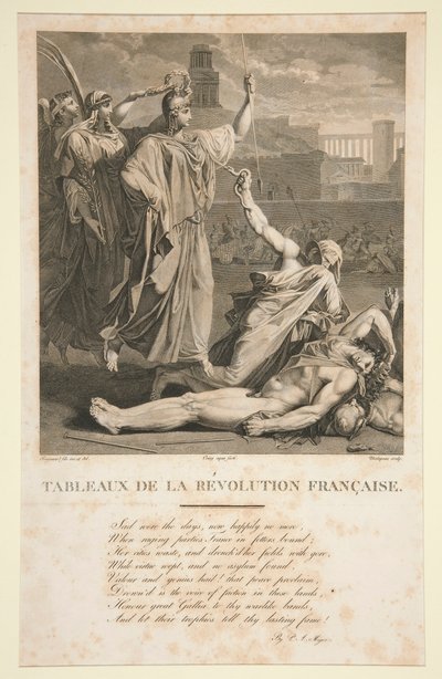 A francia forradalom festményei alkotó: Claude Nicolas Malapeau
