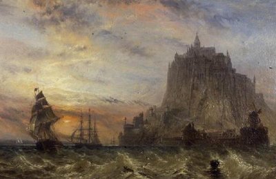Mont St Michel, Normandia alkotó: Claude T. Stanfield Moore