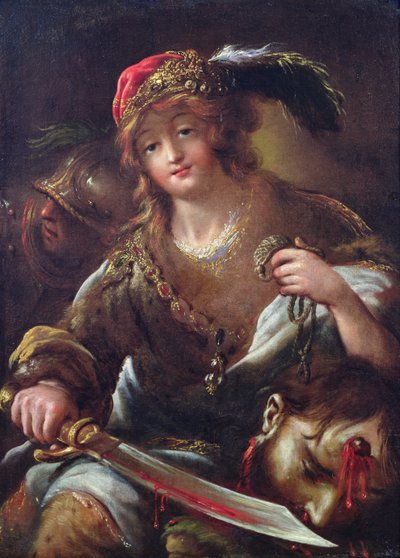 Dávid Góliát fejével, 1640 körül alkotó: Claude Vignon