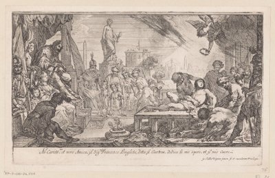 Szent Laurentius mártíromsága alkotó: Claude Vignon