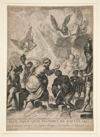 Az eunuch keresztsége alkotó: Claude Vignon