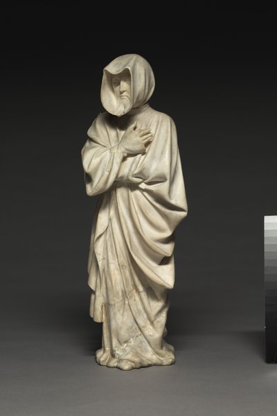 Két síró Merész Fülöp, Burgundia hercegének sírjából, 1404-10 alkotó: Claus de Werve